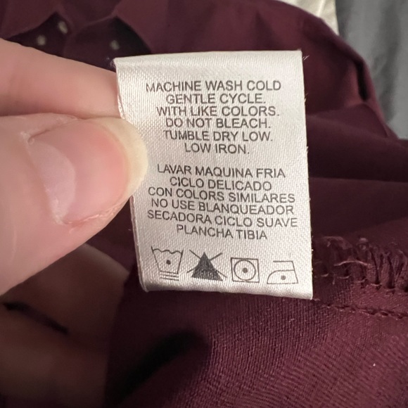 Red Oak Virginia Tech Adult Button Down L/S Men’s‎ Size L - Picture 6 of 11